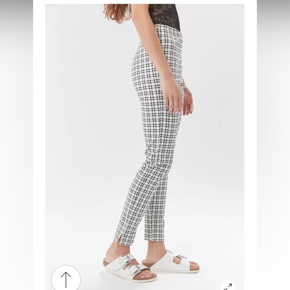 UO Dove plaid stretchy pin-up pants - Picture 11 of 16